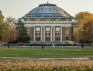 Quad with leaves