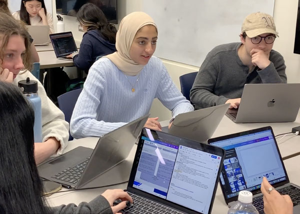Advertising team works on campaign for C-U at Home