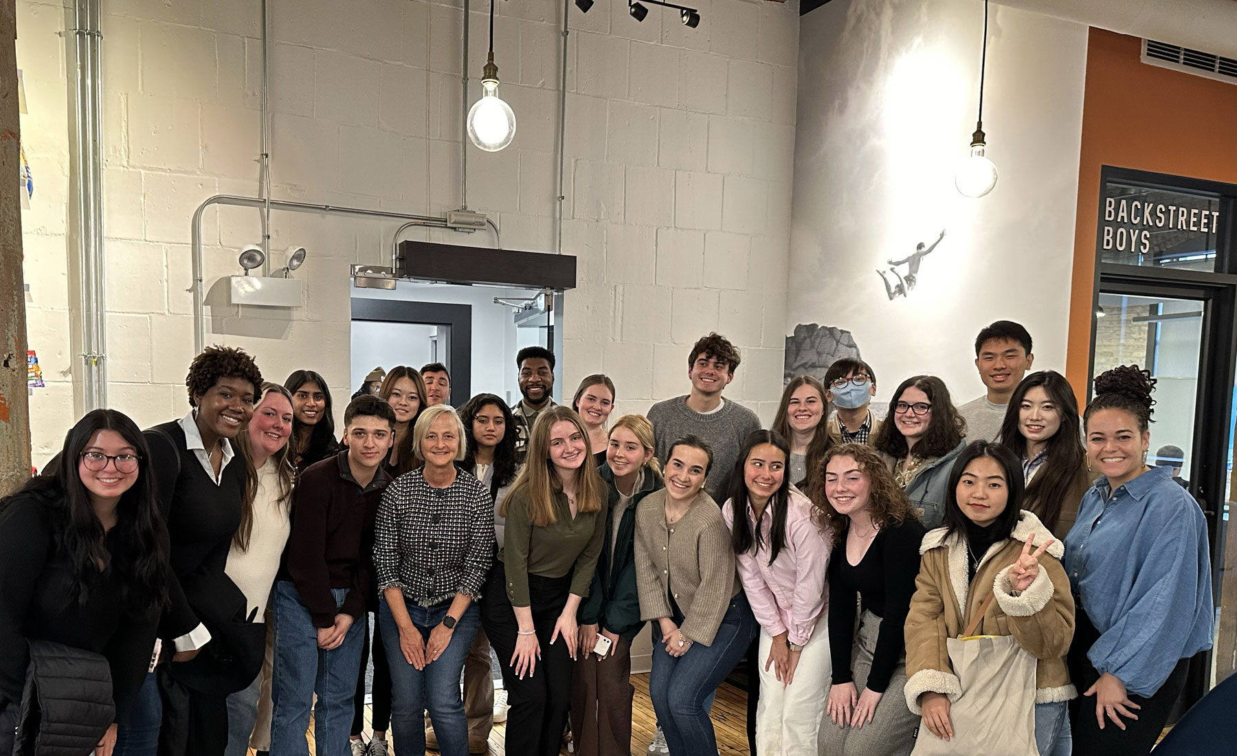 Advertising students in Chicago