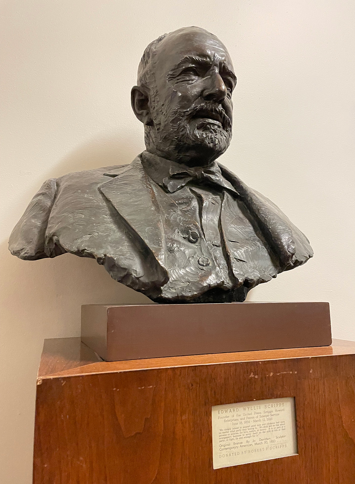 Scripps bust