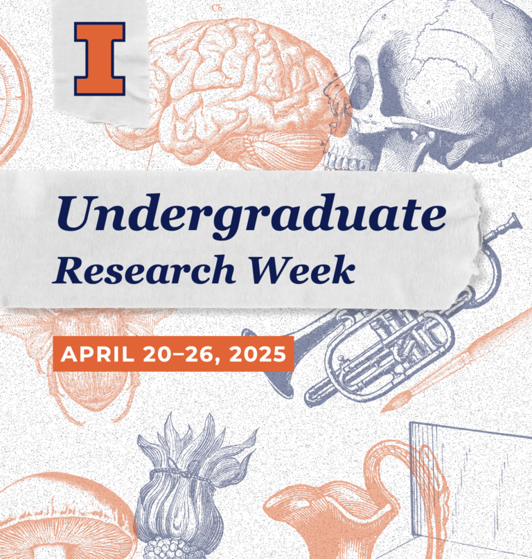 Undergraduate Research Week program cover 2025