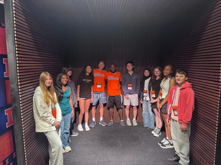 high school participants at Media summer academy